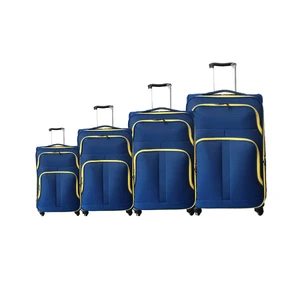 Wholesale Blue Eva Travel Luggage 600d 20/24/28/32 Inch Custom Luggage Sets With 4 Wheel