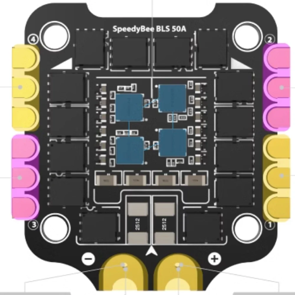 2024 TYI  F405 V3 50A 4-in-1 ESC Wireless Bluetooth Flight Controller for RC FPV Drones Accessories