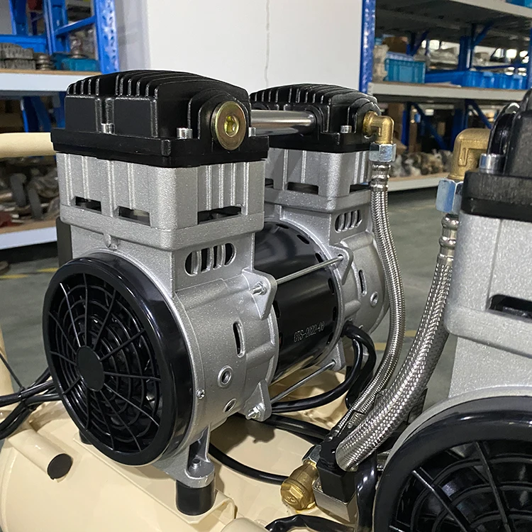 Low Noise Oil Free Piston Air Compressor 50l Portable Pump 550w Dental