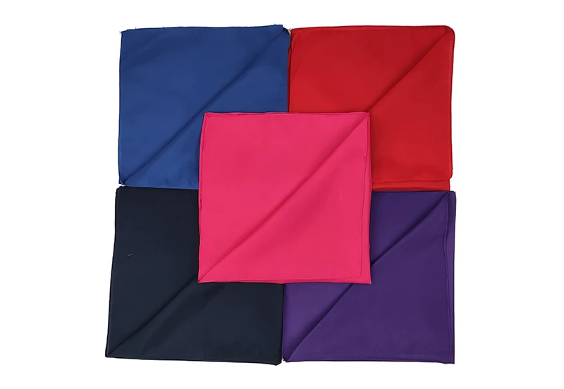 
Бандана из натурального хлопка на заказ, квадратная однотонная хлопковая бандана без рисунка 