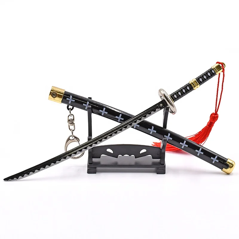 人気の日本のアニメワンピースカタナソードモデルキーホルダー