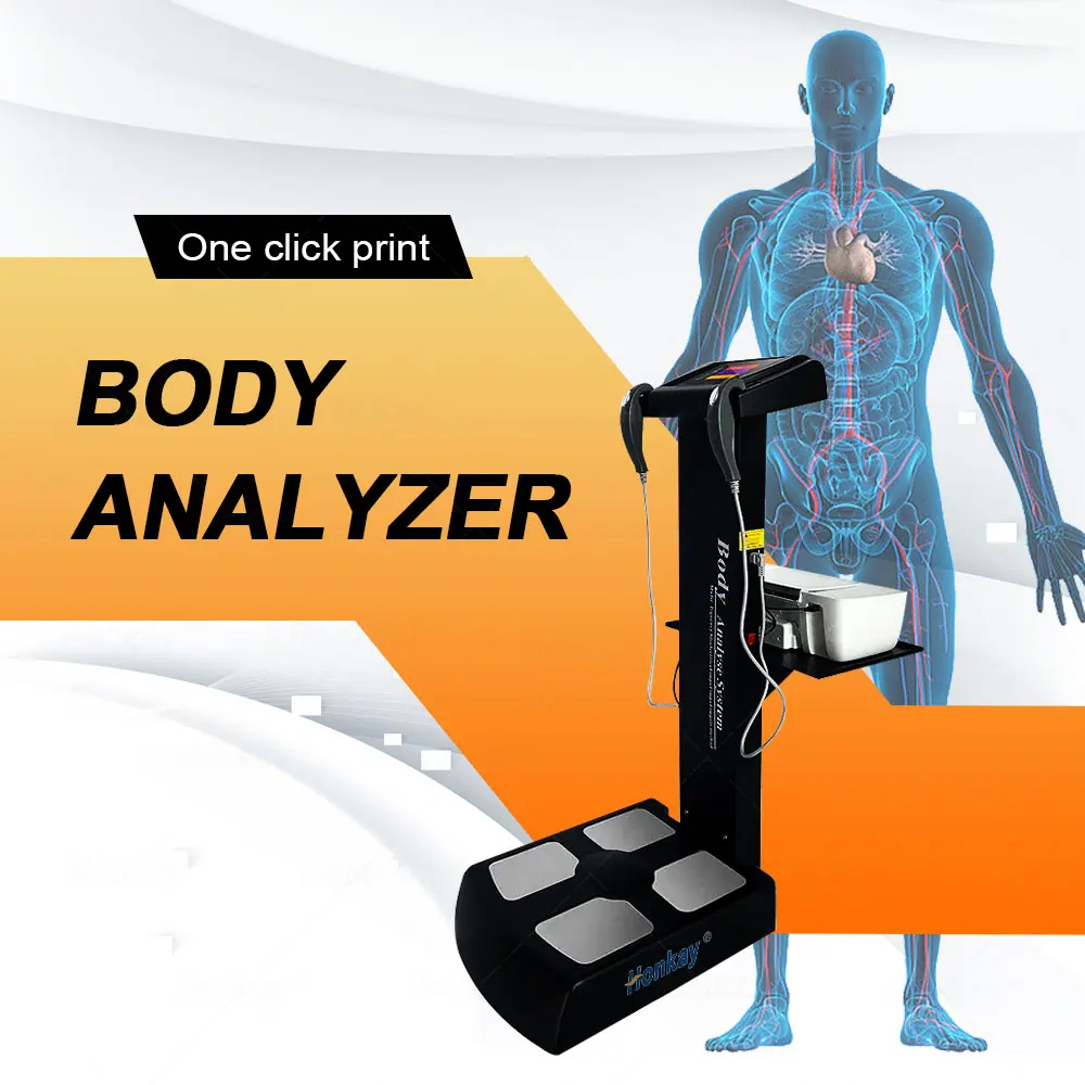 Newest Body Fat Analyzer Composite and Muscle Analyzer With Bioimpedance Machine With Printer Bioelectrical Impedance Analysis