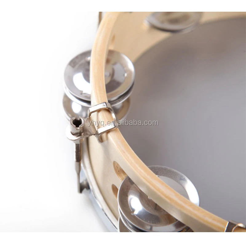 Rhythm Tambourine - Professional Quality with Plywood Drum