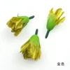 Golden-colored chrysanthemum buds