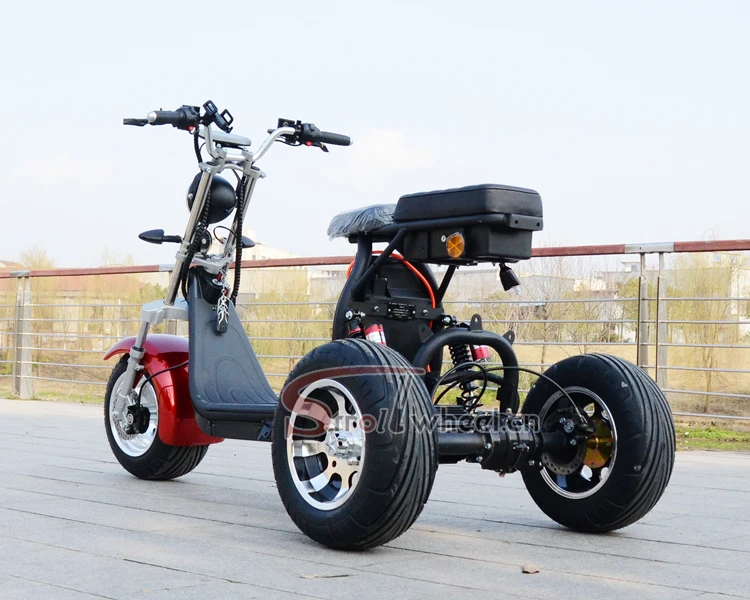 4000w Citycoco Electric Motorbike Monopattino Elettric Motorcycle Electric  Scooter Three Wheel Electric Tricycle