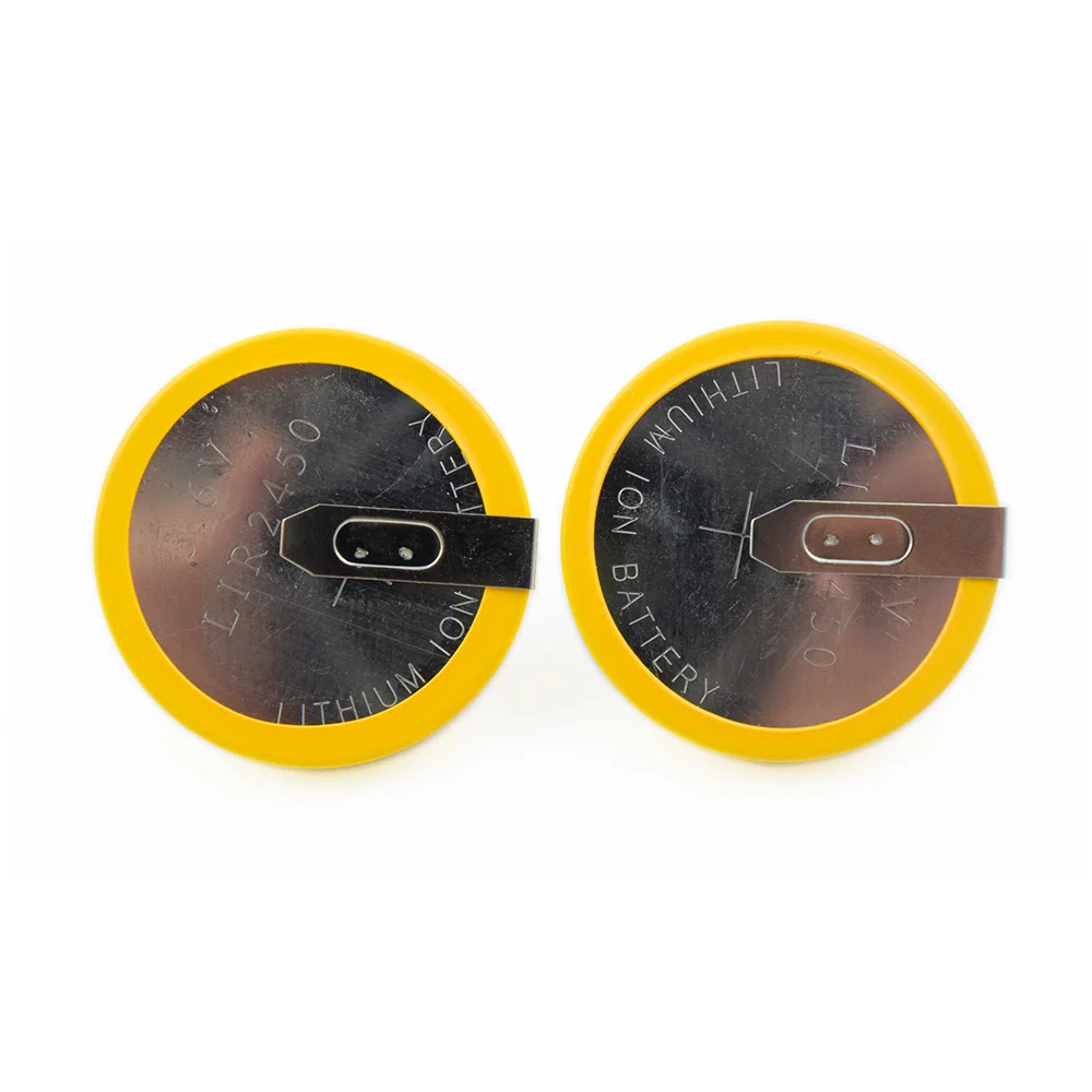 소형 충전식 LIR2450 3.6V 120mAh 버튼 코인 셀 리튬 이온 배터리 18650
