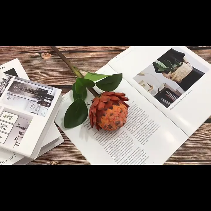 Wholesale Fake Protea Cynaroides King Flowers Silk Protea Artificial