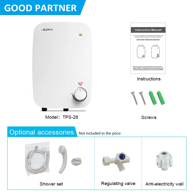 Bathroom 220v Good Price Instant Electric Tankless Water Heater Hot Water  Heater Lowes for Shower