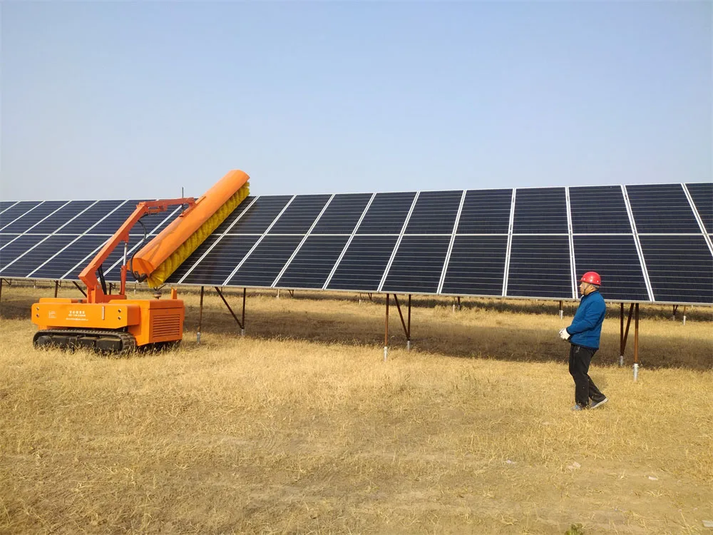 Automatic Robotic Solar Panel Cleaning System - Efficient Solar Module ...