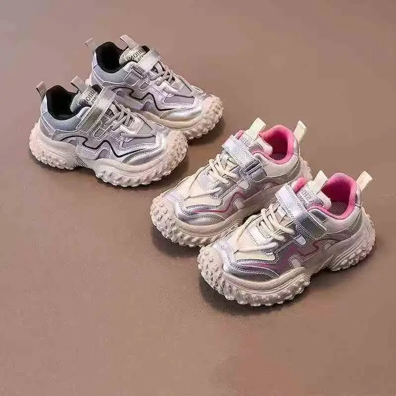 Rubber Sole Kids School Shoes Wholesale Designer Kids Sneakers