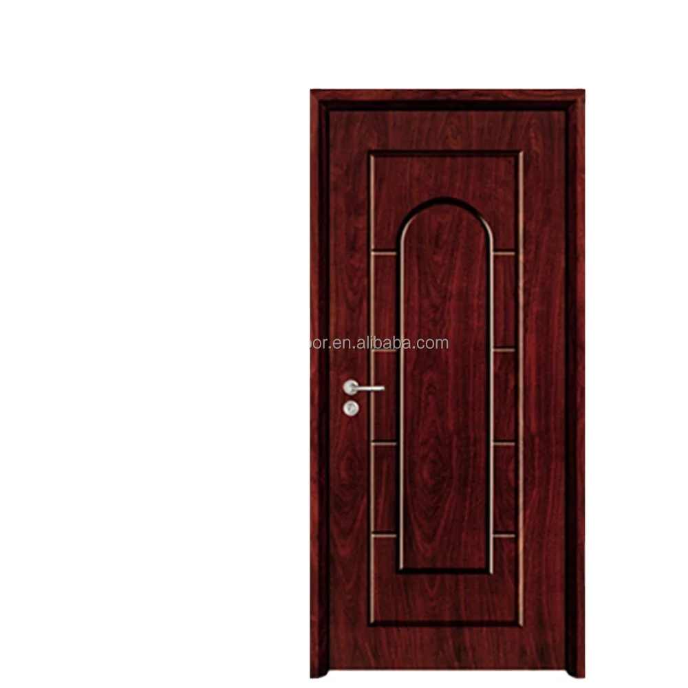 Newest Design Philippines Narra Interior Composite Wood Door Solid Wood Swing Modern Villa WHITE Black Onsite Installation RED