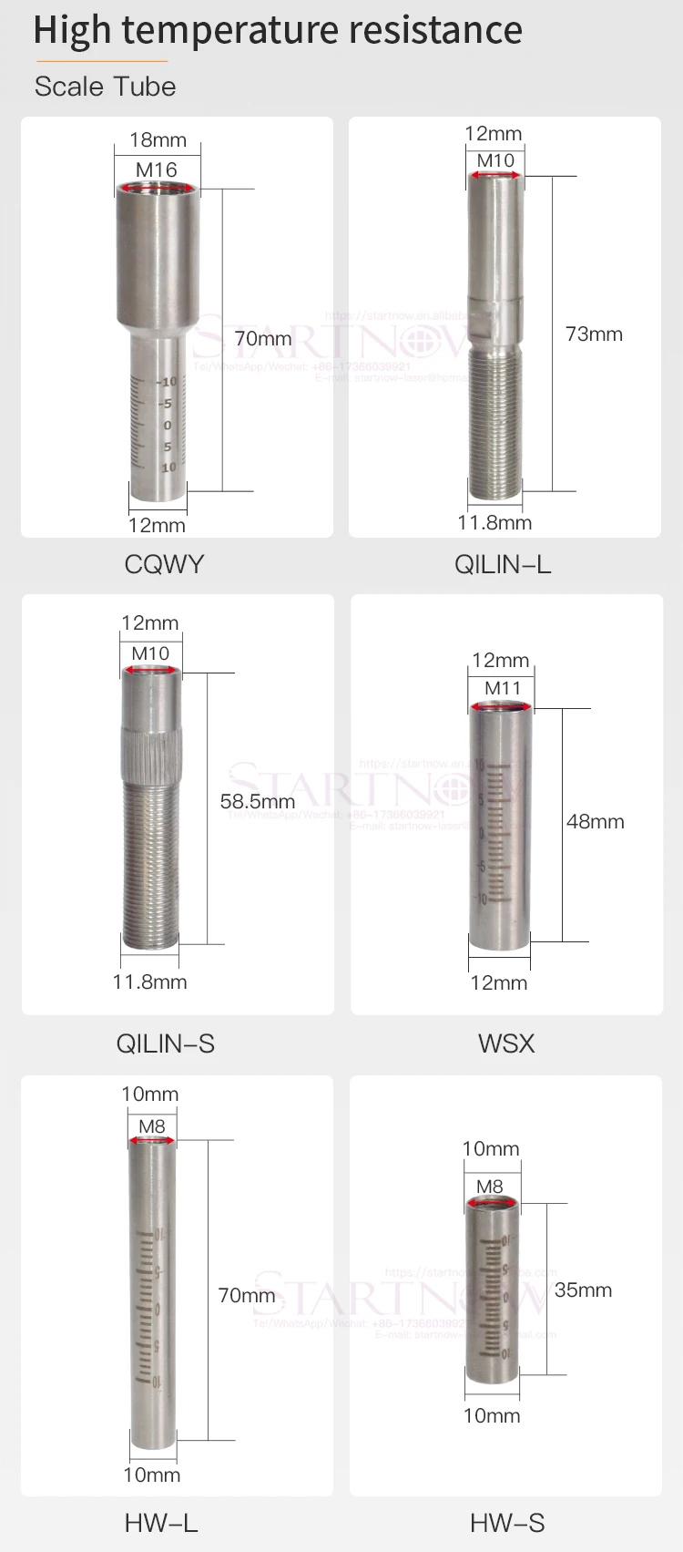 Startnow Laser Welding Copper Nozzle Set Cqwy Wsx Qilin Hw Handheld