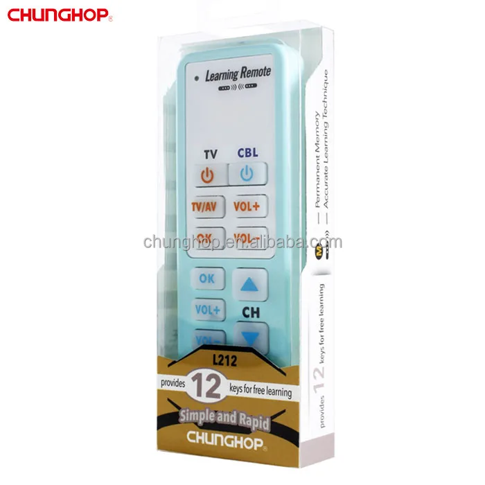 CHUNGHOP L212 Customization Appliance SAT TV Projector Universal Ir Learning Remote Control