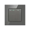 Glass 3-Gang 1 Way Switch