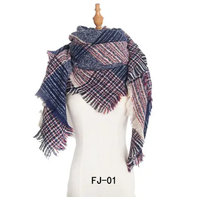 12 pcs Large grid check plaid pashmina shawls and scarves  *Ship From US/Canada* 