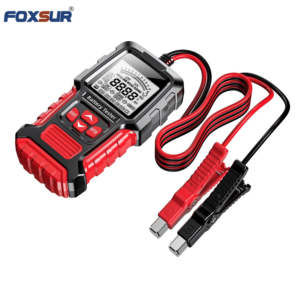 Foxsur FBT-300 12V 24V Car Battery Tester Digital Analyzer with LED Display - Image 3