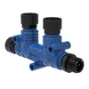 T-type adapter 4 ways 1male to 3 female