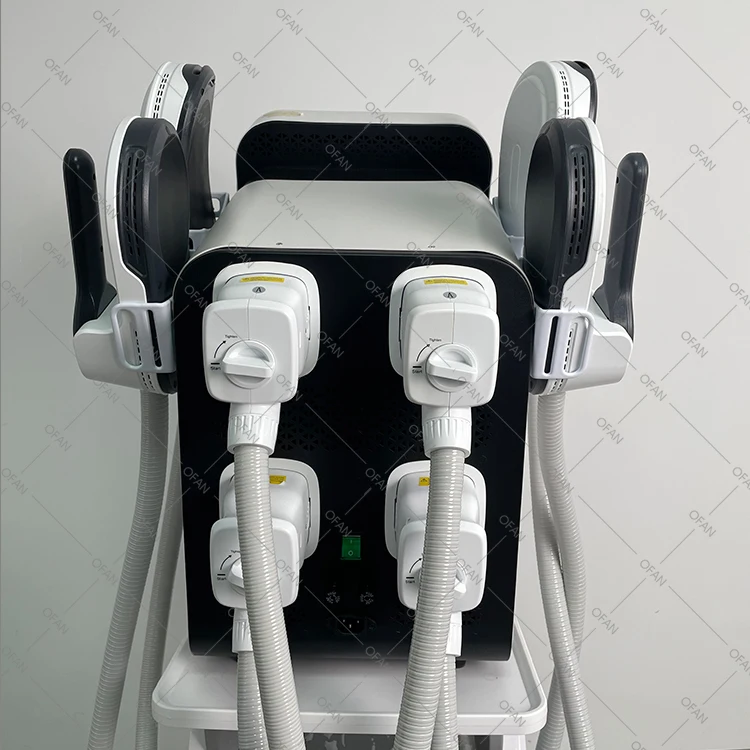 OFAN Eletroestimulador Ems Abdominal Em Rf Sculpt 4 Handles tesla Scult Ems Slimming Machine Portable