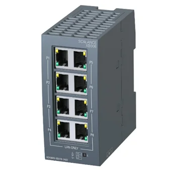 Industrial Control PLC 6GK5008-0BA10-1AB2 SCALANCE XB008 with RS485 Communication Interface for Programming