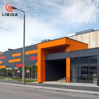 Sandwich Panel clear Span Construction Steel Structure Building Warehouse Prefab Warehouse
