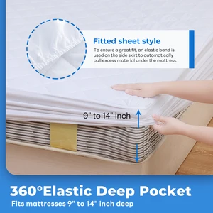 Wholesale Waterproof Mattress Encasement | 6-Sided Bed Bug Proof & Hypoallergenic Protector for Hospital & Hotel Use