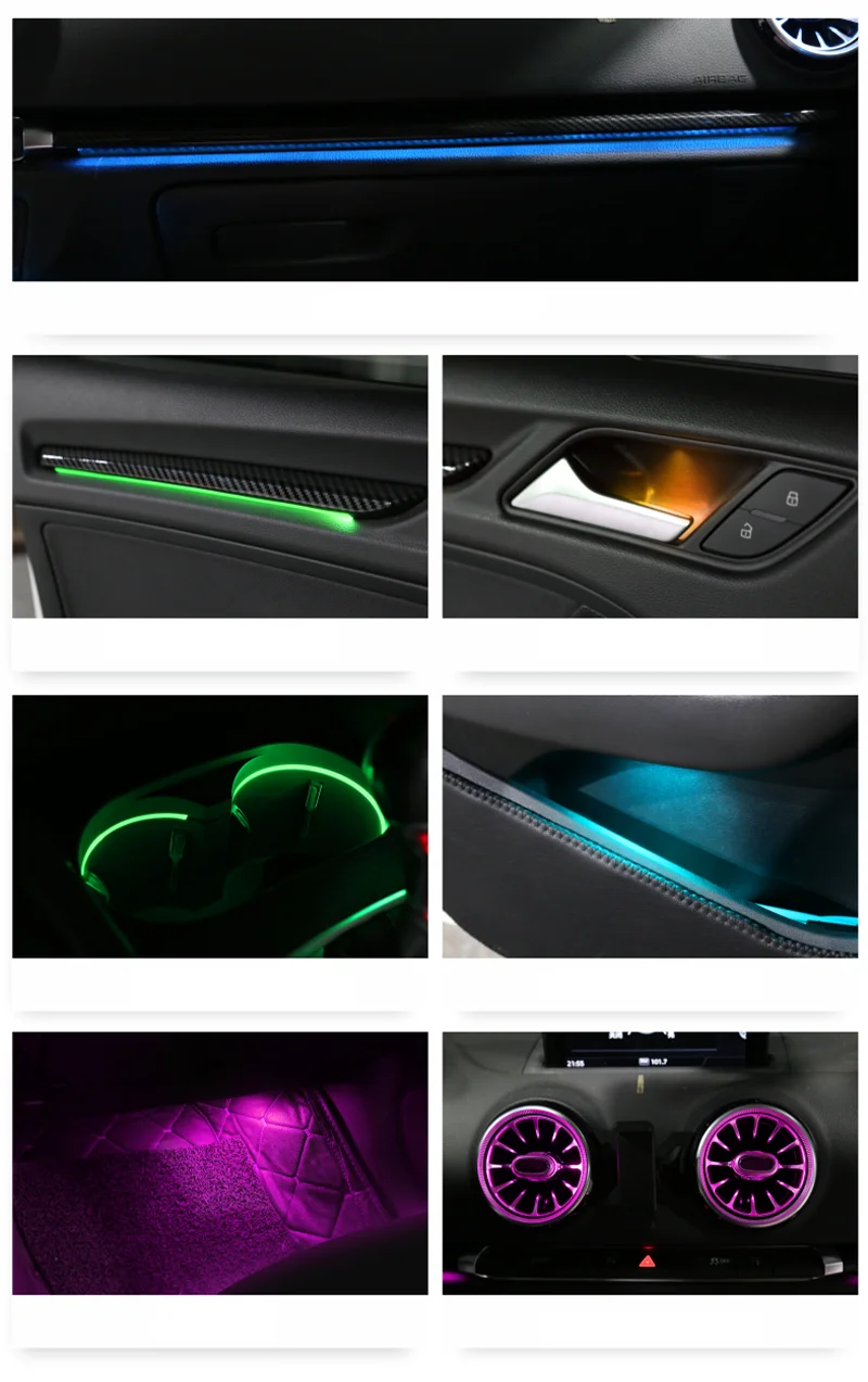 Car Inside Led Ambient Light For Audi A3 20142017 Buy A3 Ambient