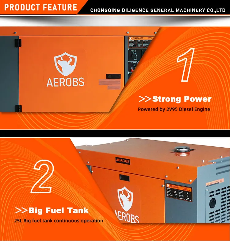 15kw Double Cylinder Diesel Generator Set - Silent & Efficient