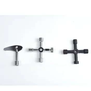 Multi-functional Electric Control Cabinet Triangle Key Wrench Elevator Train Door Water Meter Valve Square Hole Key