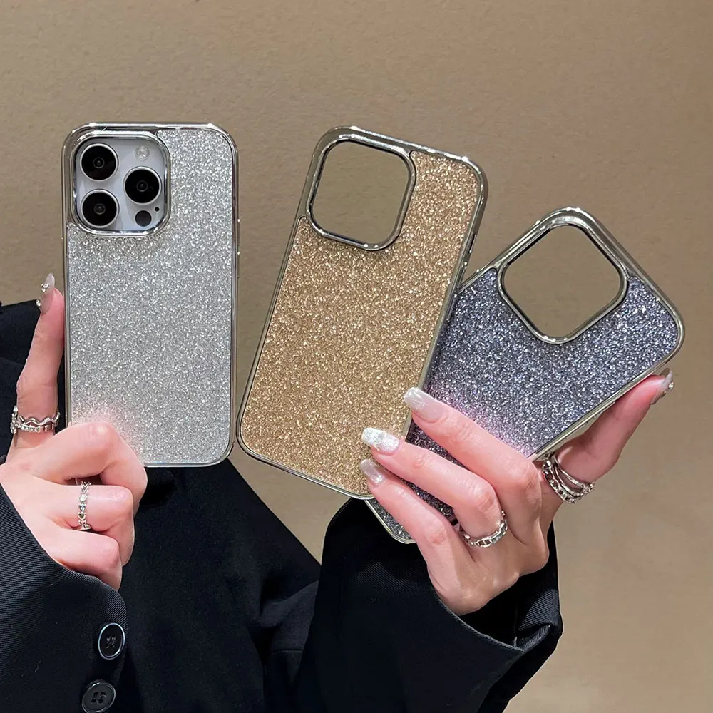 Electroplate Phone Case For Iphone 15 14 13 12 11 Xr Xs Max Pro Plus Simple Business Bling Cases Luxury Anti Fall Sjk456 Laudtec supplier