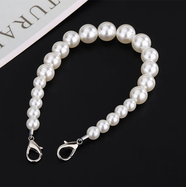 Metal Pearl Luxurious Strap Extender Handbag Chains for Bag Accessories