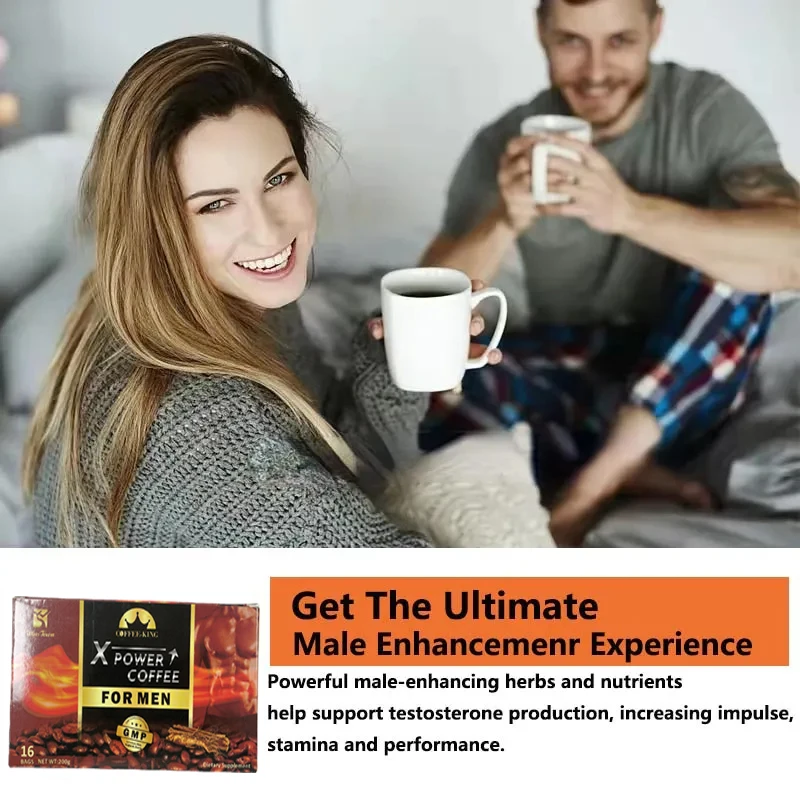 Power Coffee Man Caramel B10 Instant Black Coffee Sweet Taste Packaged Bag Top Grade 24 Months Shelf Life Winstown Men