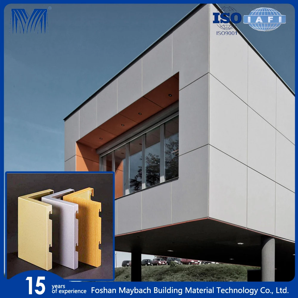 Vertical Composite External Aluminium for Building Acp Sheet Metal Paneling Paneles Exterior Cladding Decorative Wall Panels