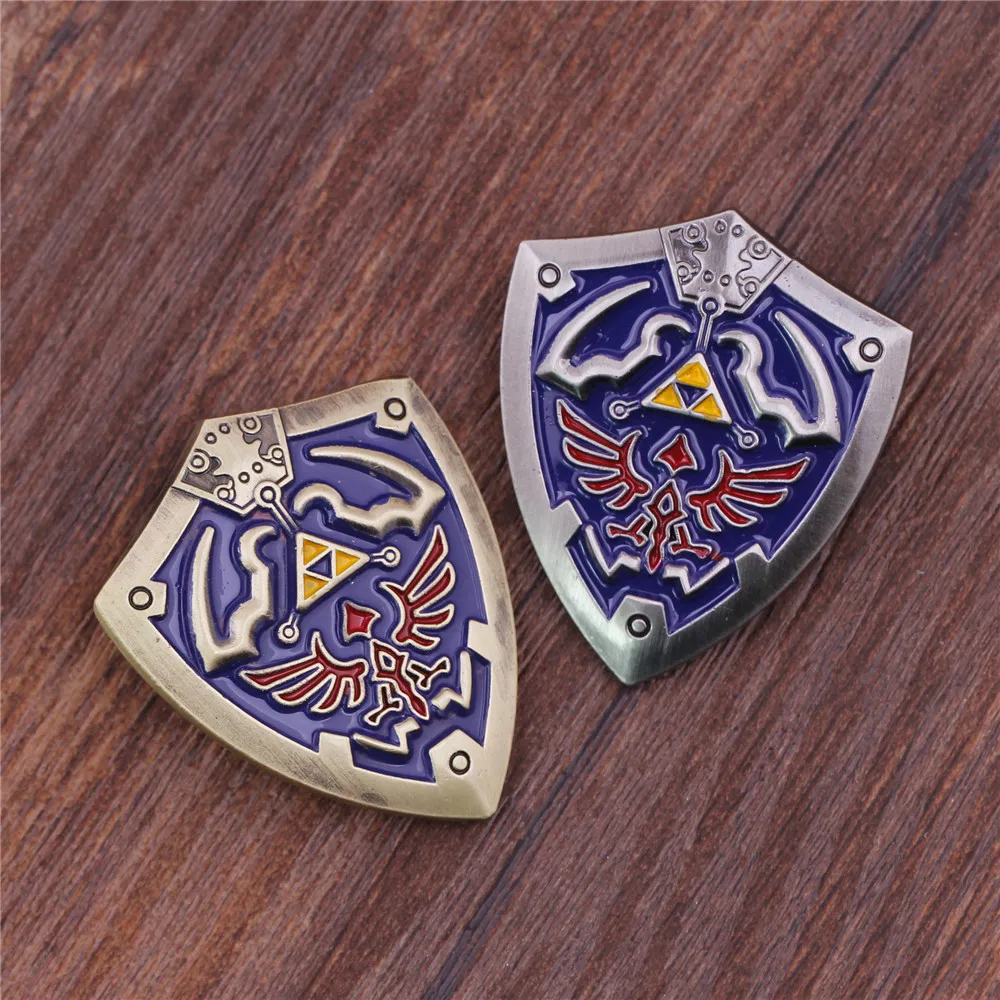 Wowei Japan Game the Legend of Zelda Hylian Shield Brooch Pins