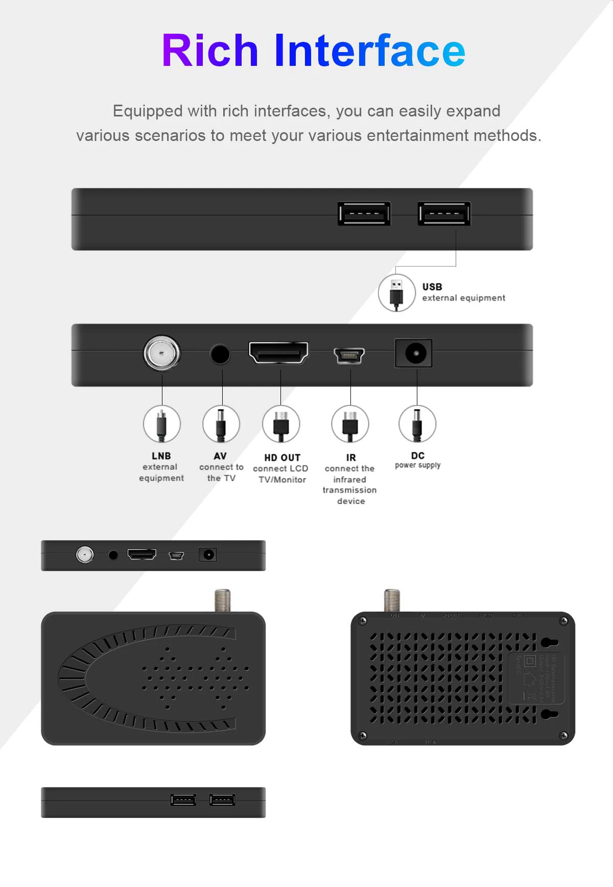 product africa stb dvb s2 satellite receiver support multi languages dvb s2 tv digital tuners hd dvb s2  fta receiver set top box-57