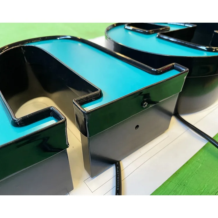 Cosun Custom Store Sign Led Design Shoes Shop Signboard Led Light Metal Letter With Large Led Light for Restaurant
