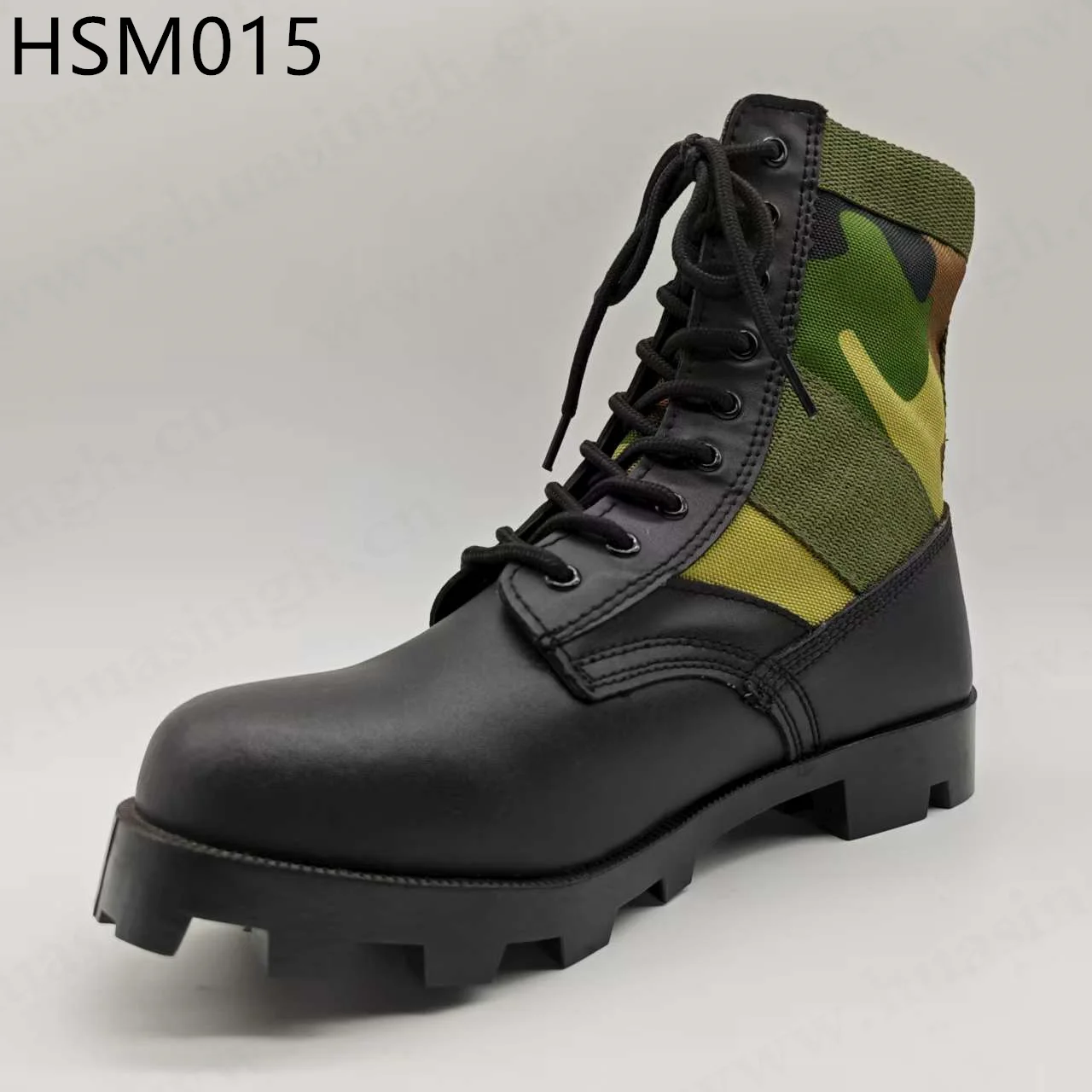 HY,Wilderness Camping Easy Hidden Green Camouflage Hunting Boots Multi Style Available Hard Rubber Outsole Jungle Boots HSM015