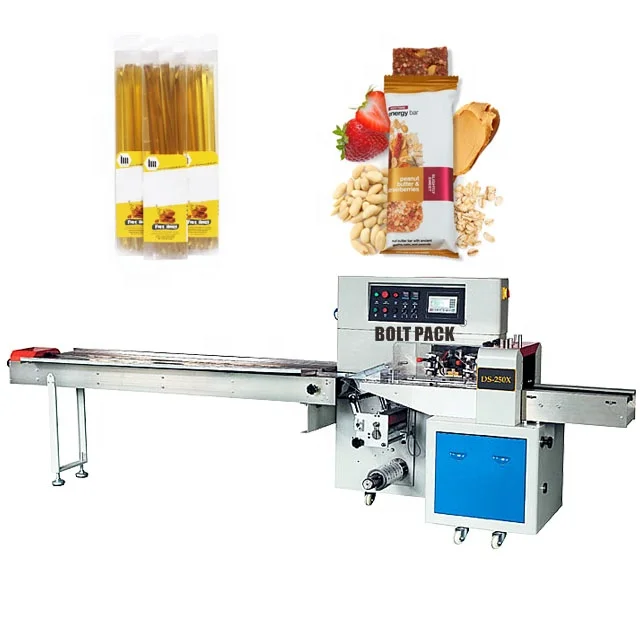 Factory Energy Candy Chocolate Bar Packaging Machine For Mini Cookie - Buy Candy  Bar Wrapping Machine,Flow Pack Machine Automatic,Automatic Honey Stick Packing  Machine Product on 