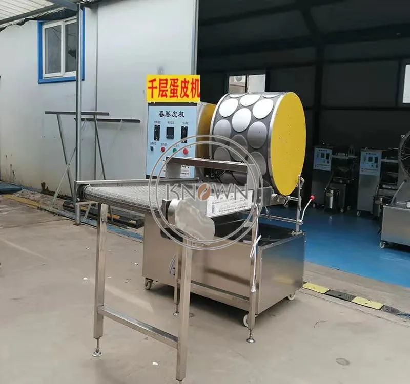 2024 Automatic Spring Roll Machine Vietnamese Spring Roll Making Machine Melaleuca Roasted Duck Cake Crust Machine