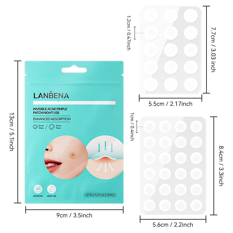 Lanbena  Night Use Private Label Ance Pimple Patch for All Skin Type Hydrocolloid