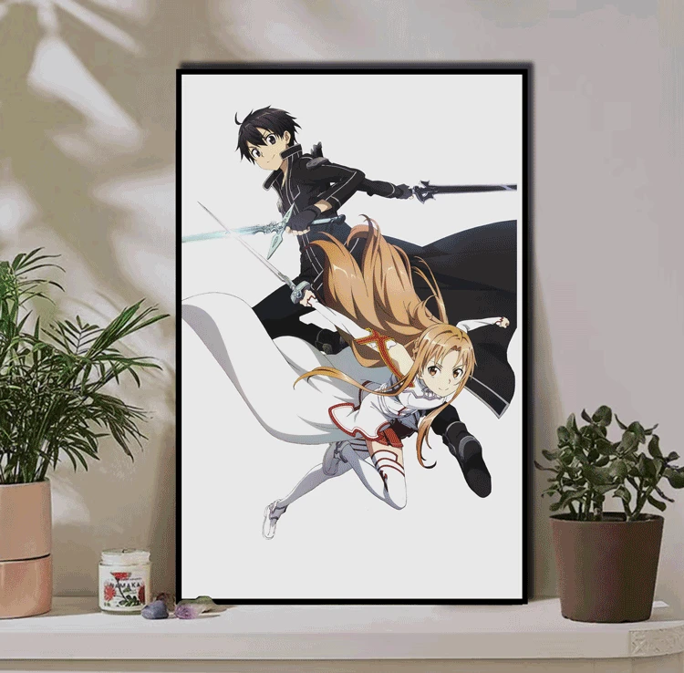Cartoon Wall Scrolls Waterproof Posters For The Fans Of Anime Attack On