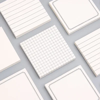 Kraft Paper And White Blank Lined Grids Pages Sticky Notes Notepads Self Stick Memo Pads Buy Sticky Notes Paper Cute Sticky Note Pad Clear Sticky Notes Product On Alibaba Com