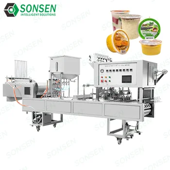 Small Business Liquid Juice Water Automatic Filling Machine Cup Sealing Machine Paste Ice Cream Industrial Packaging Machine