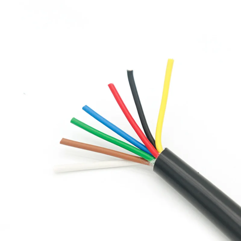 SAE Approval 7 Pin Trailer Connector Wiring 7 Core Trailer Cable Electrical Power Cord for Semi Trailer Truck
