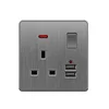1 gruppo 13A USB