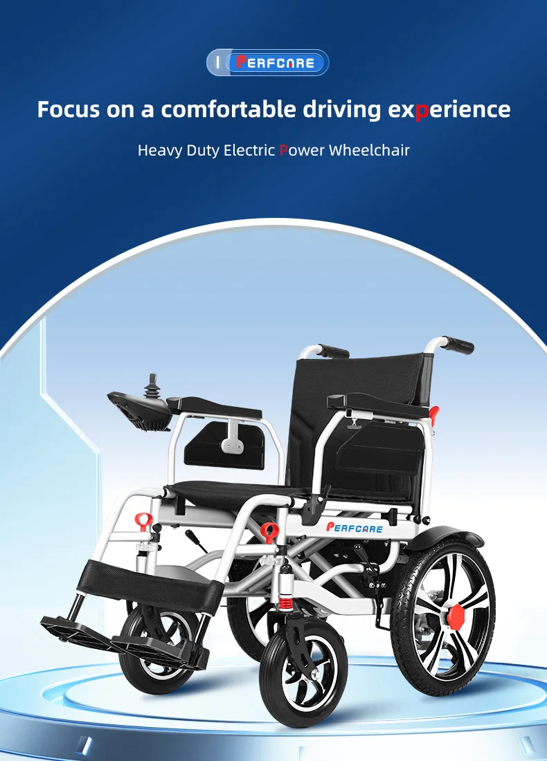 2022 Hot Selling Power Wheelchairs Backrest Adjustable Folding Electric