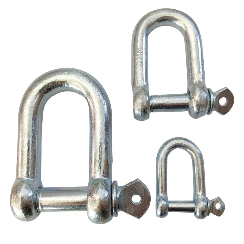 Unbreakable connection with heavy duty D shackles