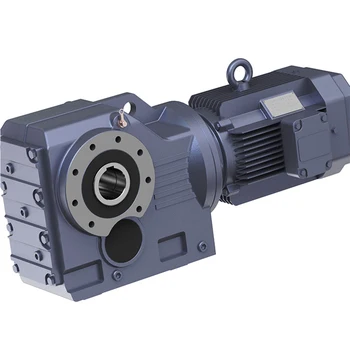r series helical gearbox helical bevel gear reducer motor