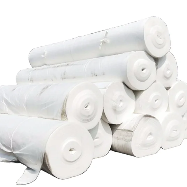 Polypropylene /Polyester Material Non woven Needle Punched Geotextile 250g/sqm 1-6m