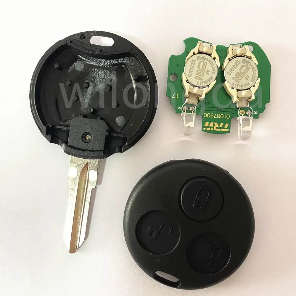 Benz smart fortwo 3ボタンキーレス Amazon.com: Keylessbest Replacement for 2012 2013 2014 2015