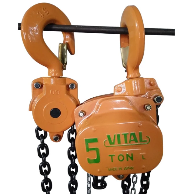 3 Ton Vital Chain Hoist Block and Tackle Japan Chain Block 20 Ton
